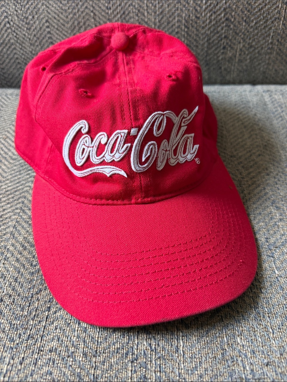 Anoma Coca Cola Red Canvas 100% Cotton Hat Size: OS
